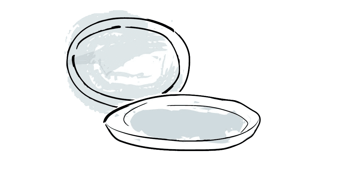 Bandeja Elypse Grande y Mediana